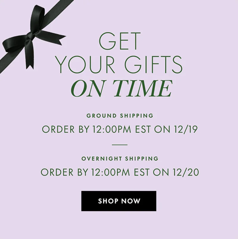 get gifts on time