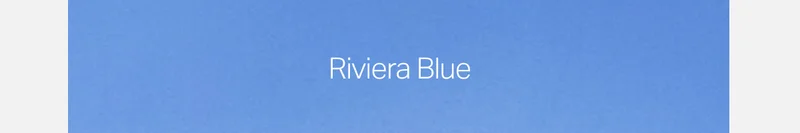 Riviera Blue