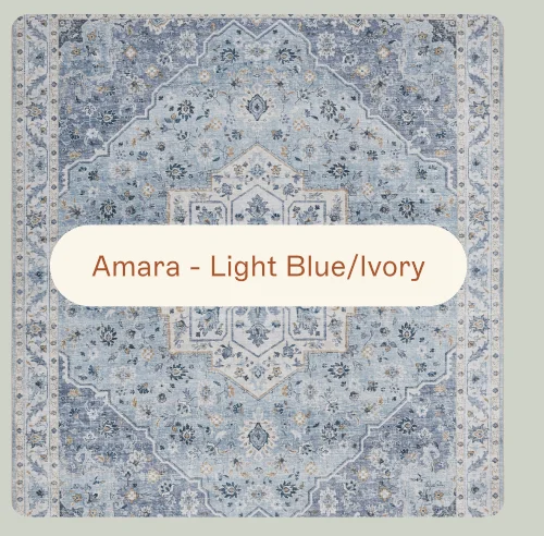 [Amara-Light Blue/Ivory]