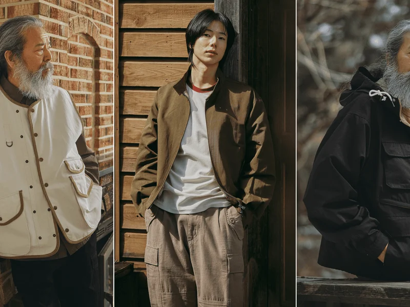 Three models wearing Korean brand FrizmWORKS. Three models wearing Korean brand FrizmWORKS.