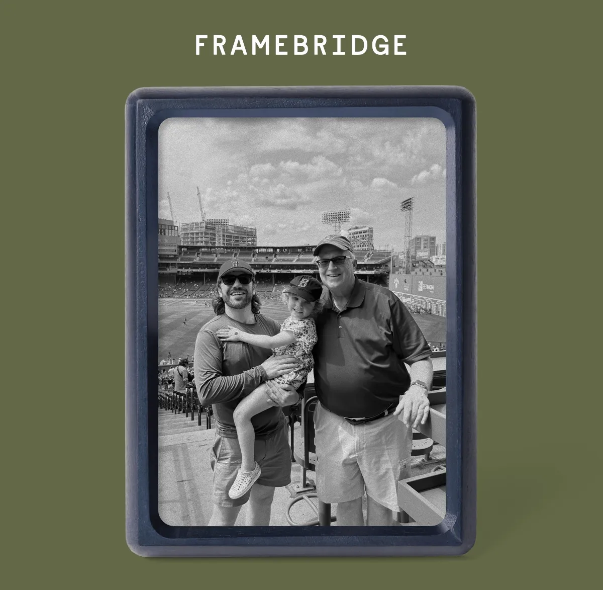 Indigo Solid hardwood frame