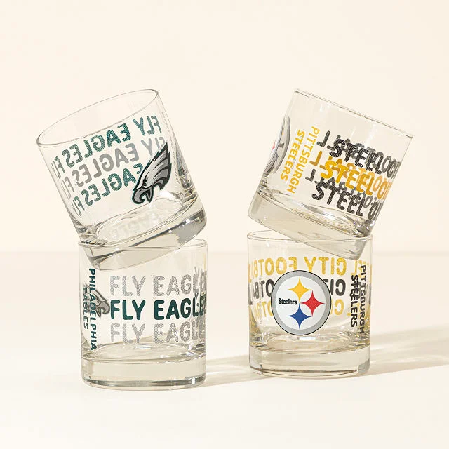 Show Your Spirit! NFL Rocks Glass Set