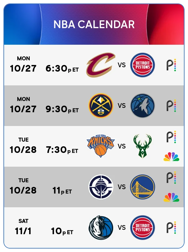 NBA Schedule
