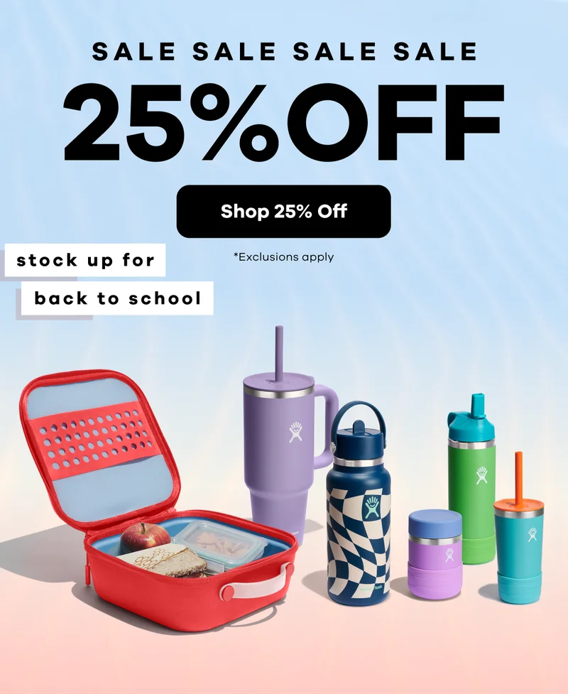 SALE 25% Off. Stock up for back to school. *exclusions apply | Shop 25% Off