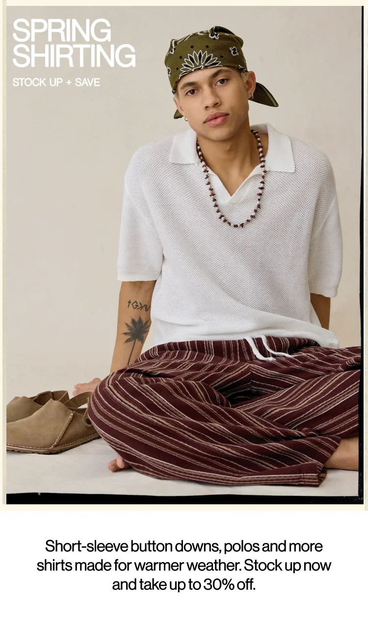 IMAGE-MEN'S SPRING SHIRTING