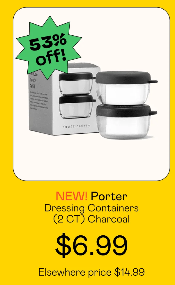 Dressing Containers (2 CT) - Charcoal