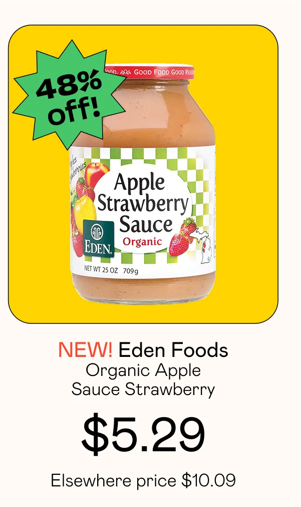 Organic Apple Sauce Strawberry