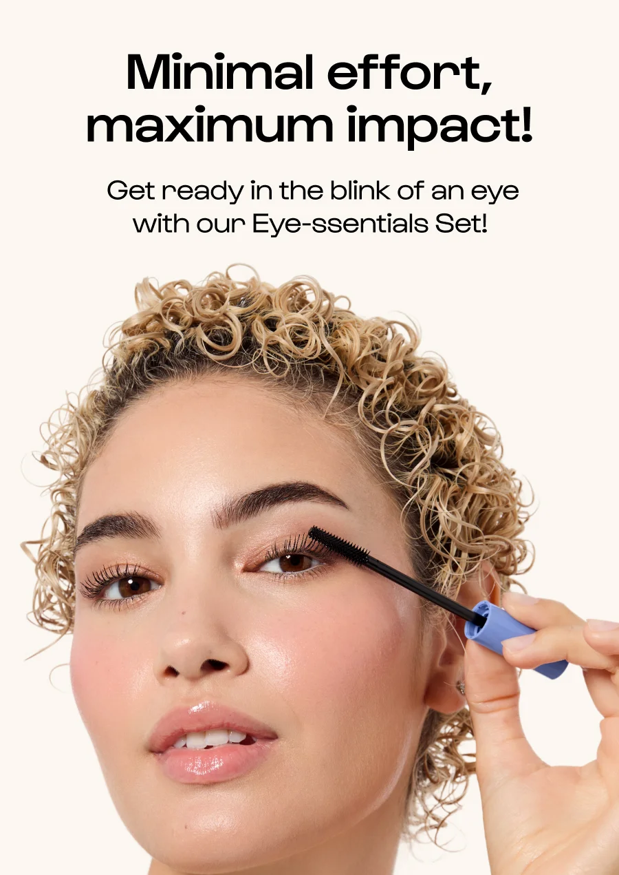 Minimal effort, maximum impact! -  Get ready in the blink of an eye with our Eye-ssentials Set!