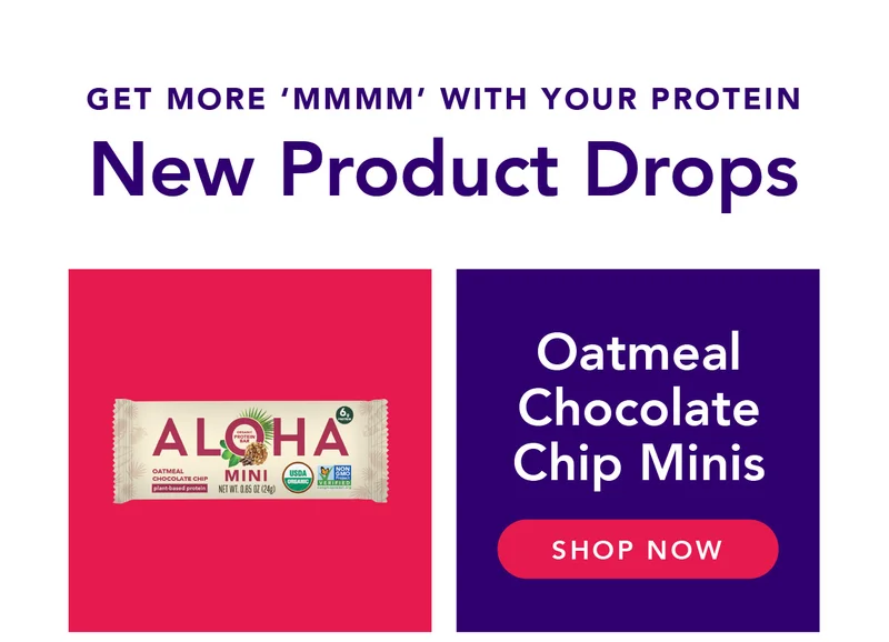 New product dropped: Oatmeal Chocolate Chip Minis!