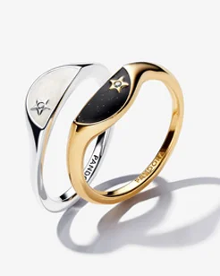 Pandora ME Day & Night Ring Set