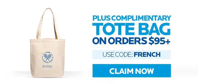 Plus enjoy a complimentary tote bag on orders $95+ with code: discount code