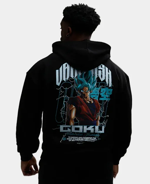 Vanquish DBS Goku SSGSS Black Oversized Hoodie