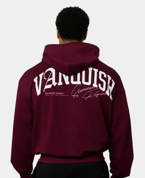 REGIME OXBLOOD OVERSIZED HOODIE