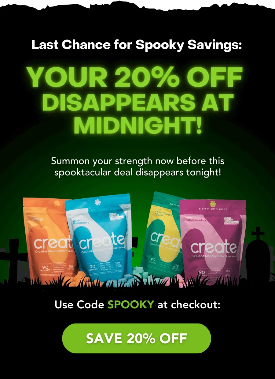 Summon Your Strength with creatine gummies –&nbsp;right in time for spooky season.