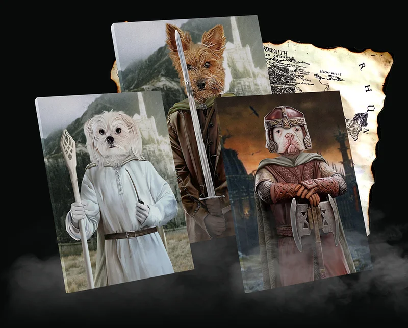 Lord of the Rings inspired canvases