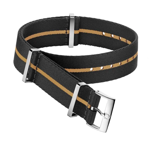 NATO strap Polyamide, dark brown