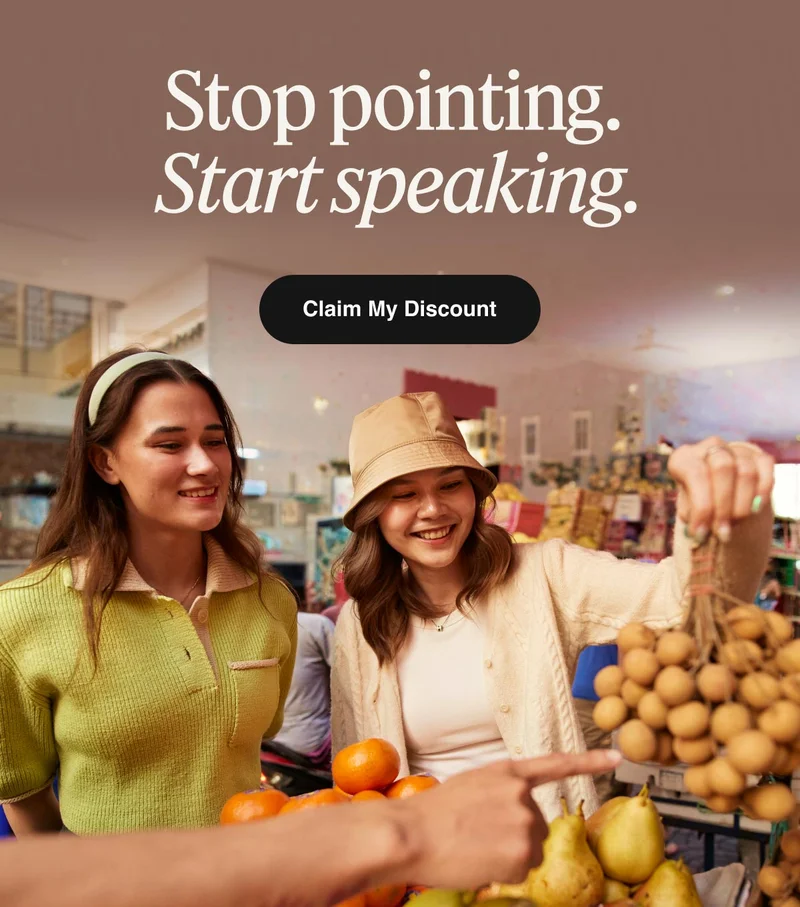 Stop pointing. Start speaking.