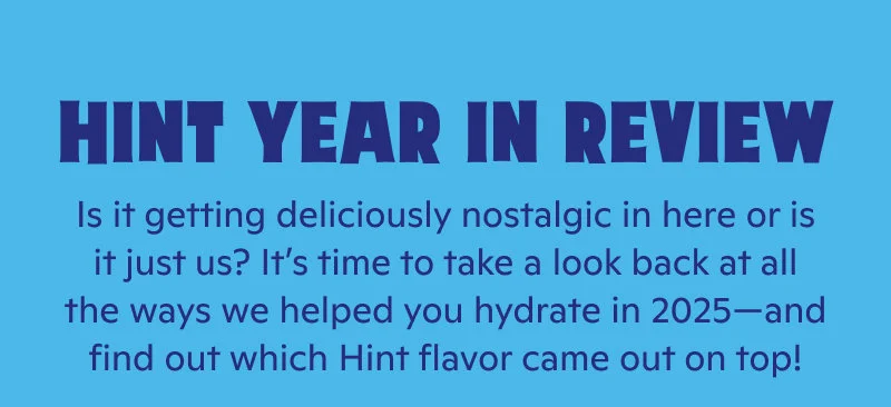 HINT YEAR IN REVIEW