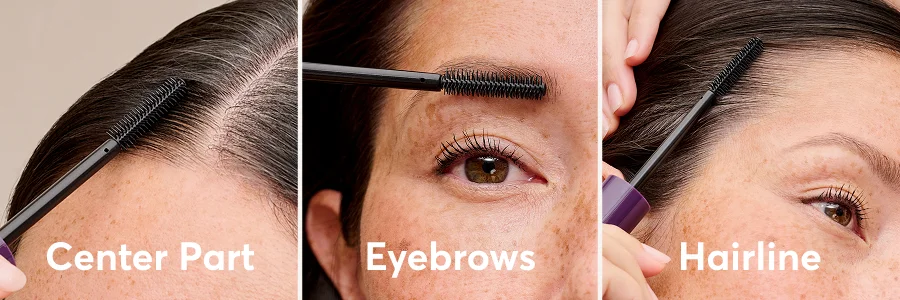 center part | Eyebrows | hairline