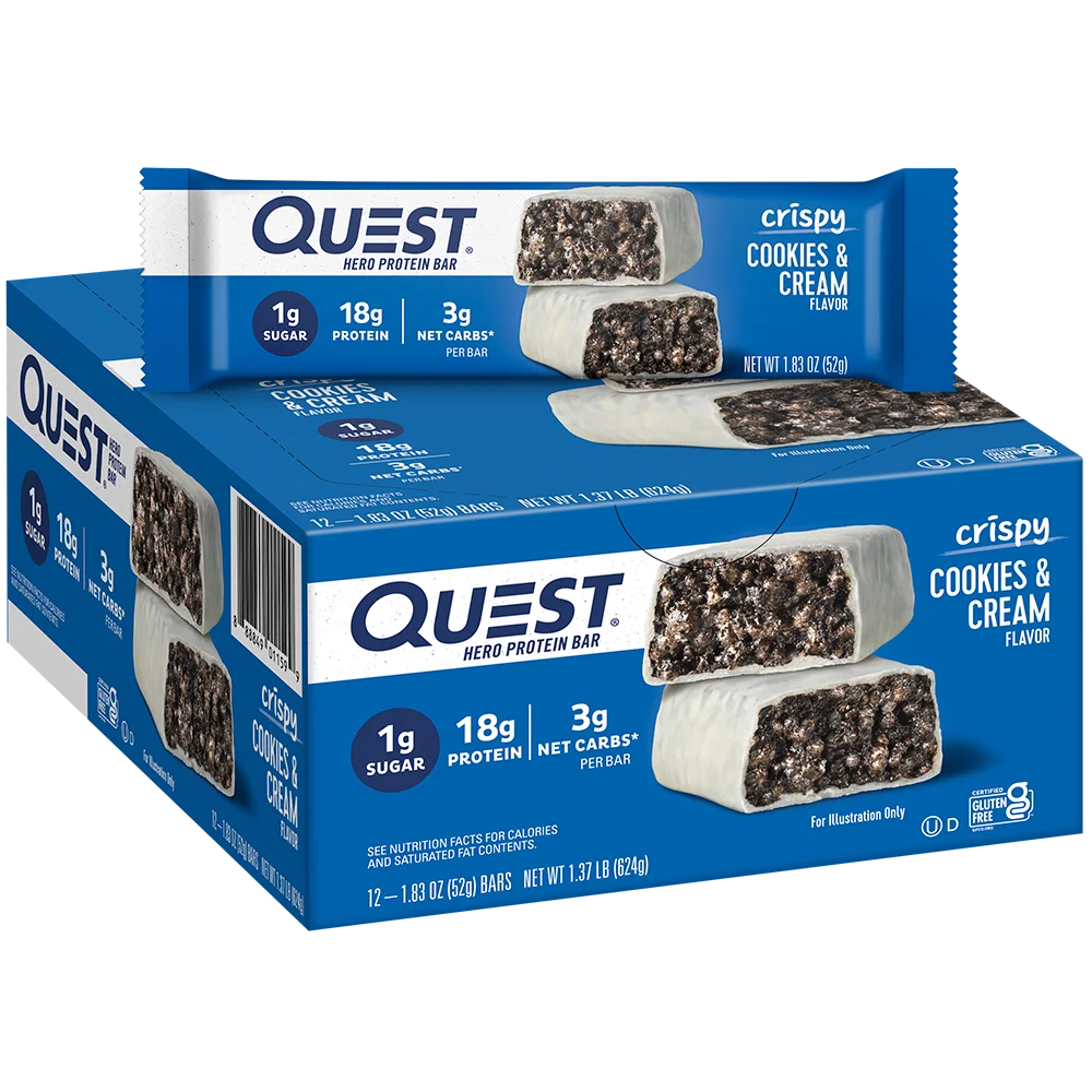 Image of Cookies & Cream Hero Protein Bars