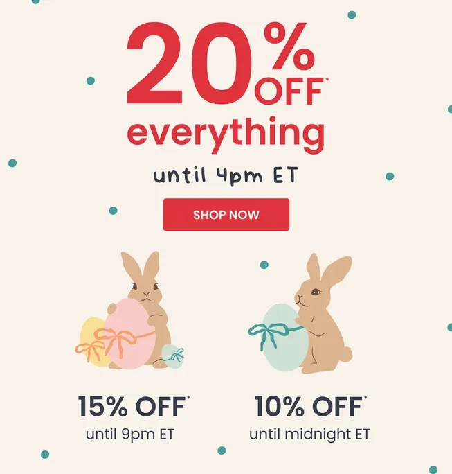 20% OFF everything