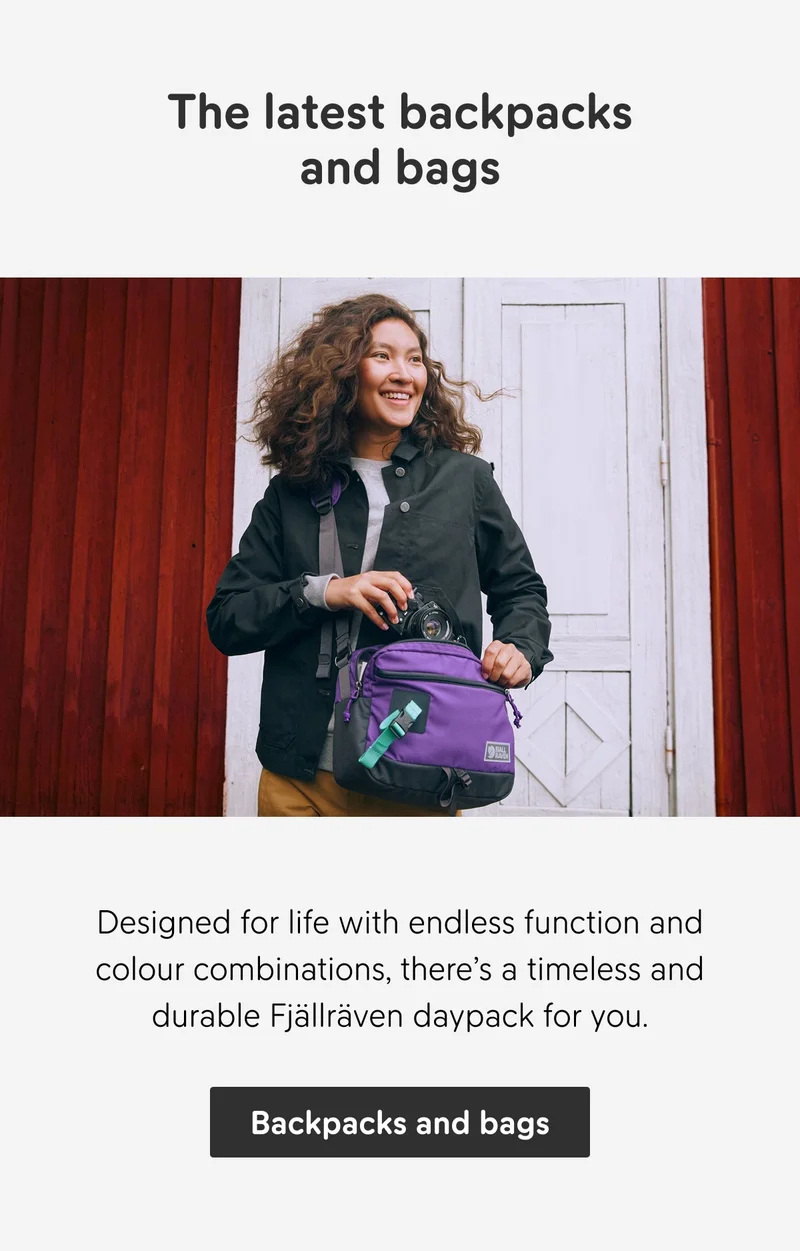 Backpacks, rucksacks and bags from Fjällräven