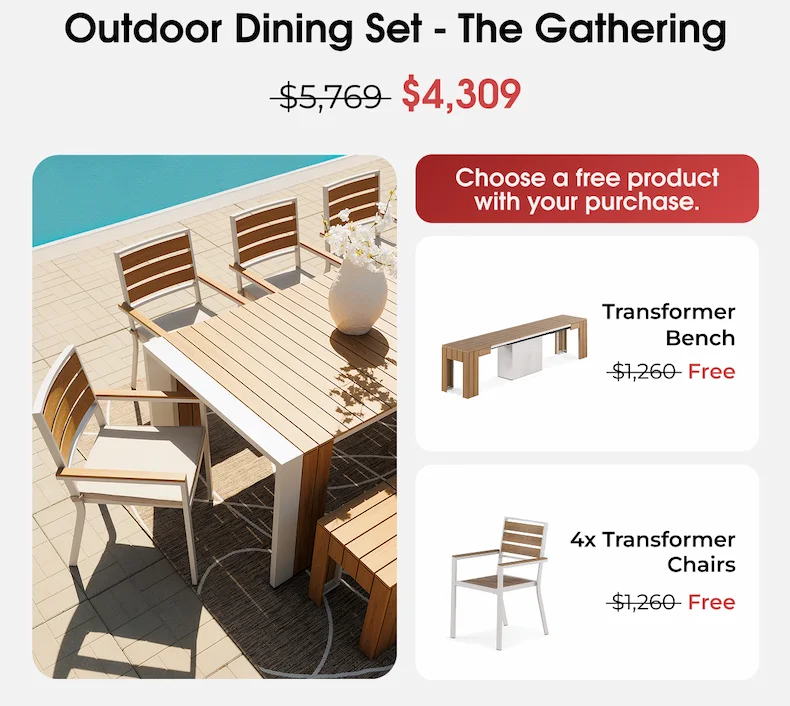 Outdoor Dining Set - The Gathering