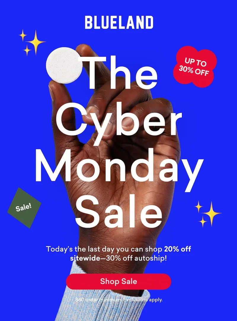 Shop The Cyber Monday Sale for 20% off sitewide--30% off autoship!