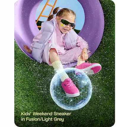 Kids Weekend Sneaker in Fusion/Light Grey