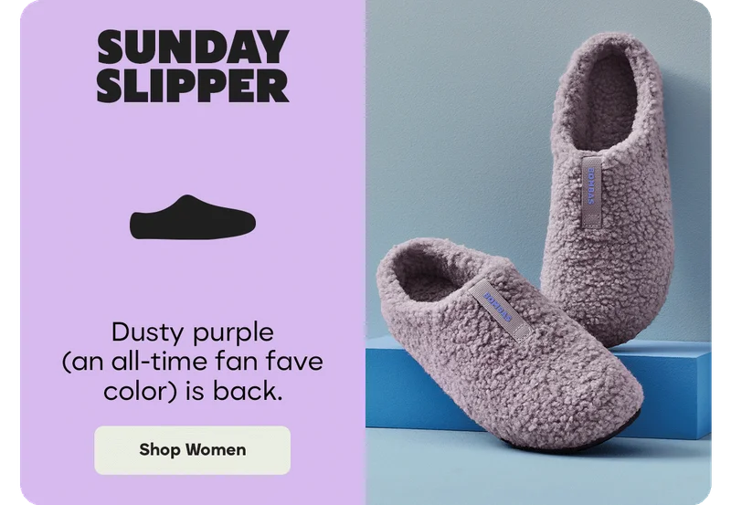 SUNDAY SLIPPER | Dusty purple (an all-time fan fave color) is back. | Shop Women