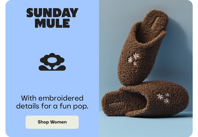 SUNDAY MULE | With embroidered details for a fun pop. | Shop Women