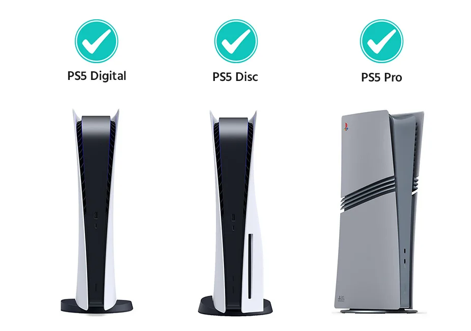 Wall Mount for Full‑Size PS5™ Digital, Disc, and Pro Editions