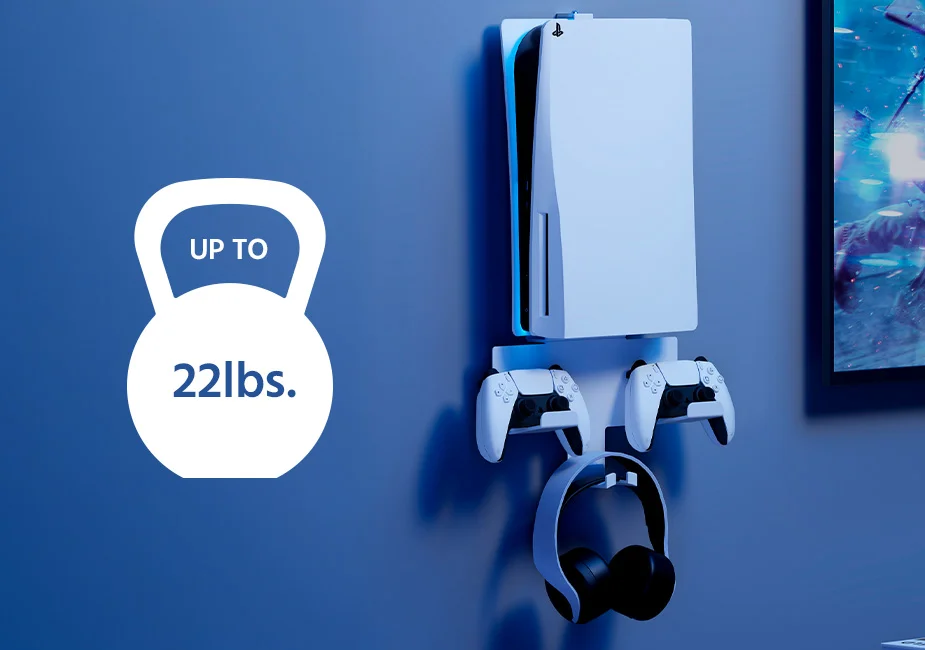 Wall Mount for Full‑Size PS5™ Digital, Disc, and Pro Editions