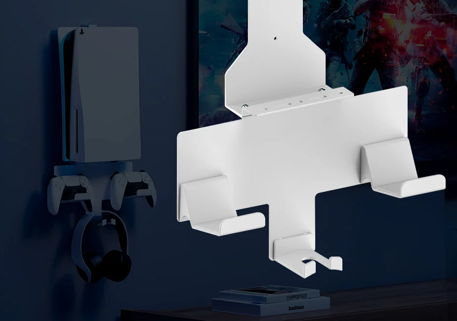 Wall Mount for Full‑Size PS5™ Digital, Disc, and Pro Editions