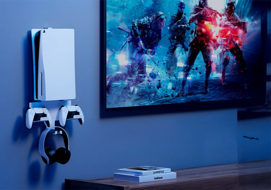 Wall Mount for Full‑Size PS5™ Digital, Disc, and Pro Editions