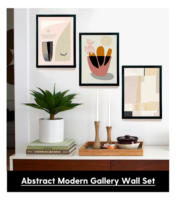 Shop Abstract Modern Gallery Wall Set