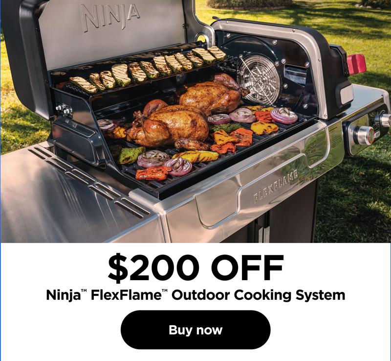 $200 off* Ninja™ FlexFlame™ Outdoor Cooking System
