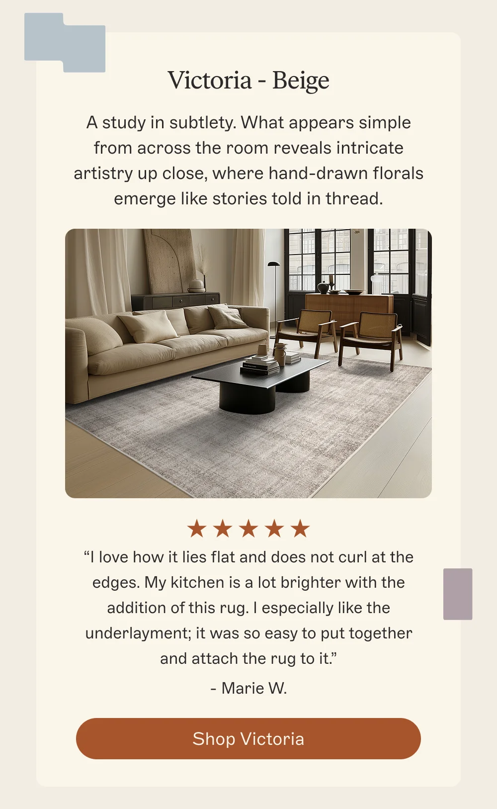 Victoria - Beige [ Shop Victoria ]