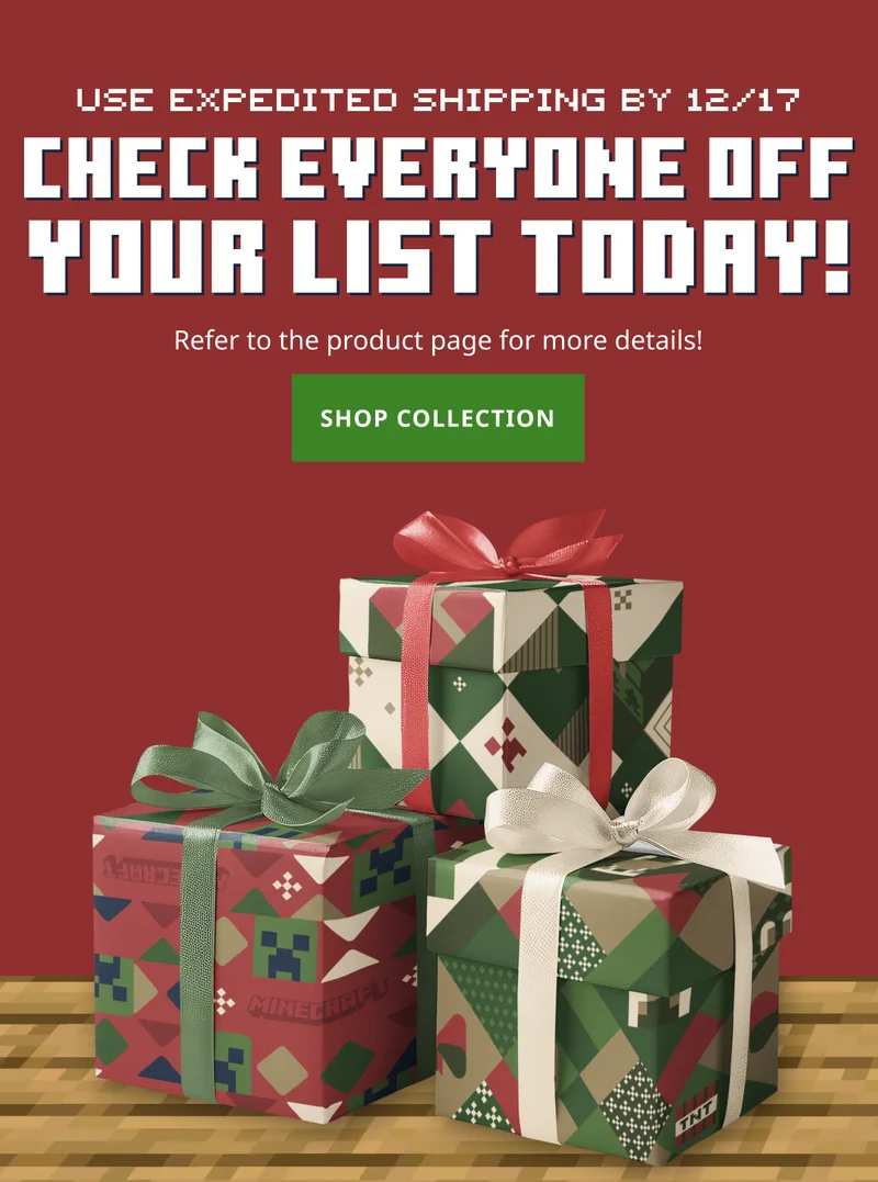 Shop gifts before it's too late!