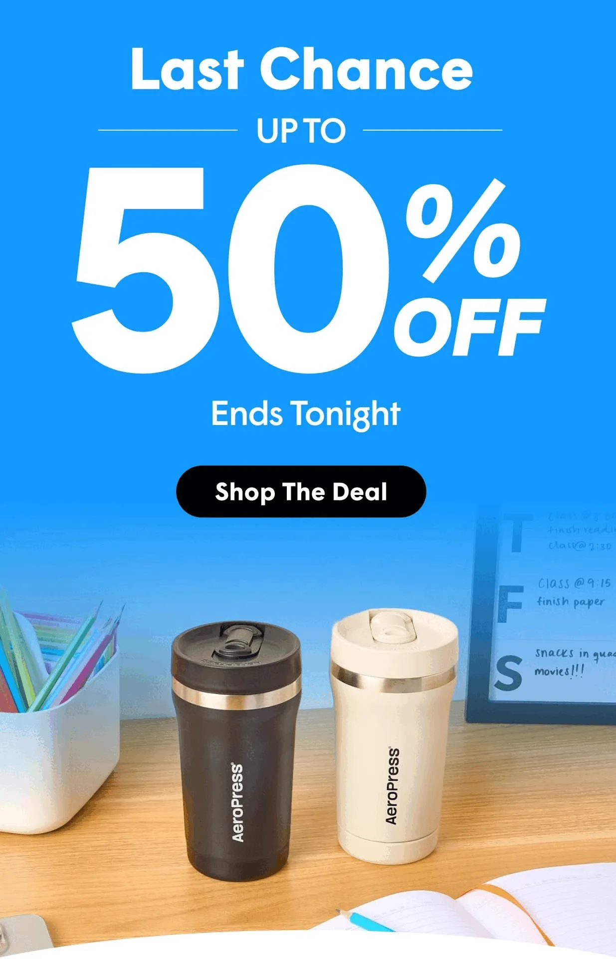 Last chance up to 50%