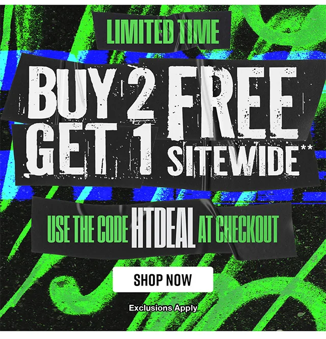 Limited Time. Buy 2 Get 1 Free Sitewide. Use The Code discount code At Checkout. Shop Now