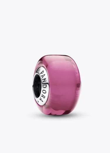 Pink Mini Murano Glass Charm