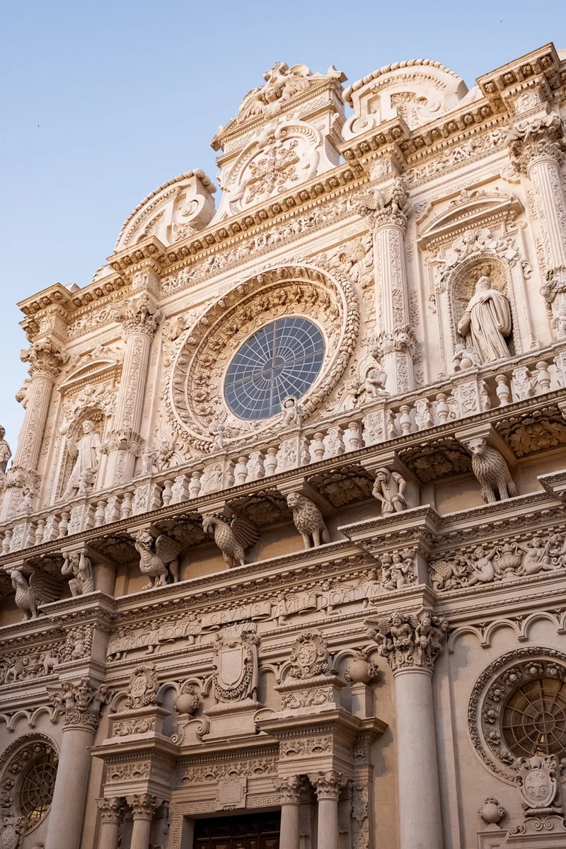 The construction of Basilica di Santa Croce took over 140 years to complete, boasting a grand facade.