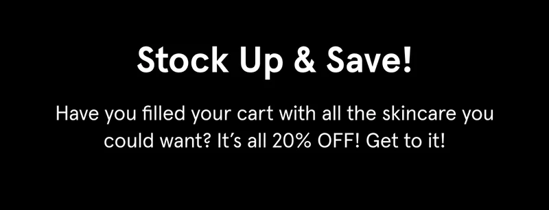 Stock Up and Save!