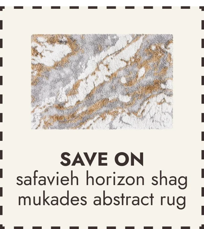SAFAVIEH Horizon Shag Mukades Abstract 2.5-inch Thick Rug