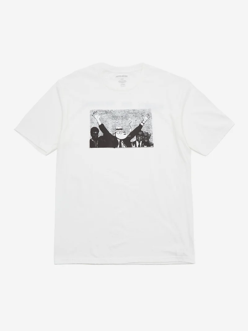 Image of Fucking Awesome Nobody For President T-Shirt - White