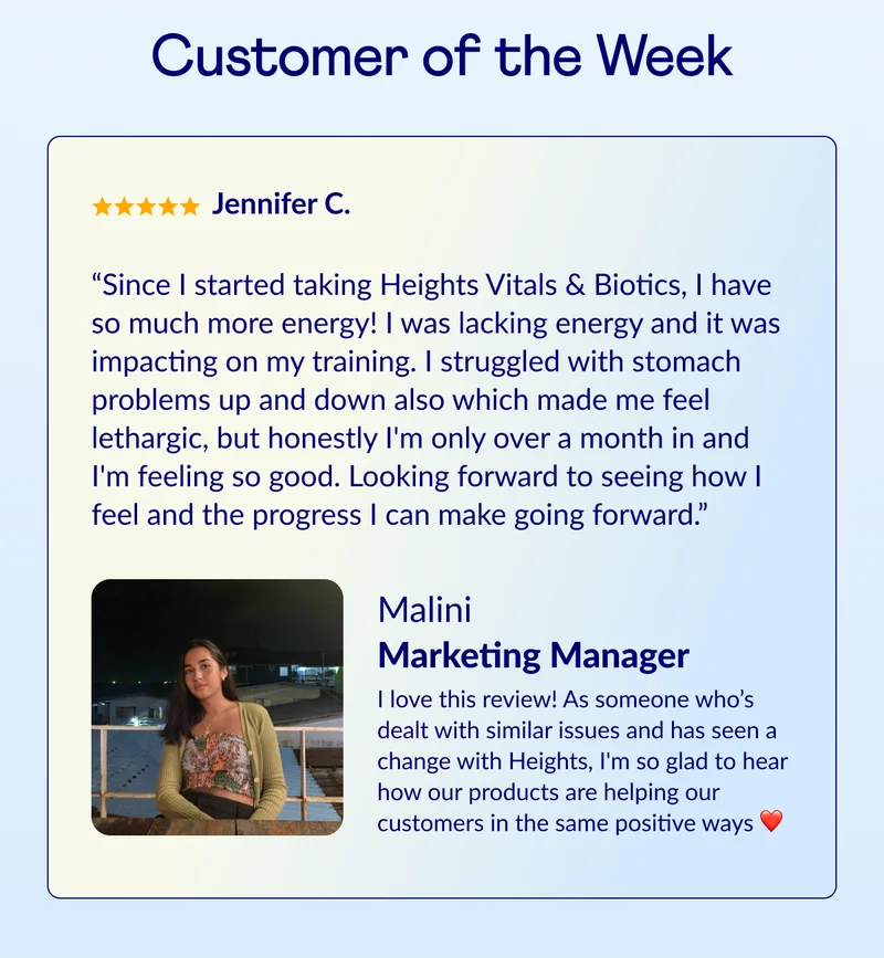 Customer of the Week