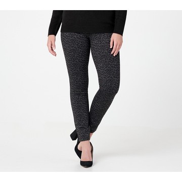 NYDJ Ponte Leggings- Grey Cheetah
