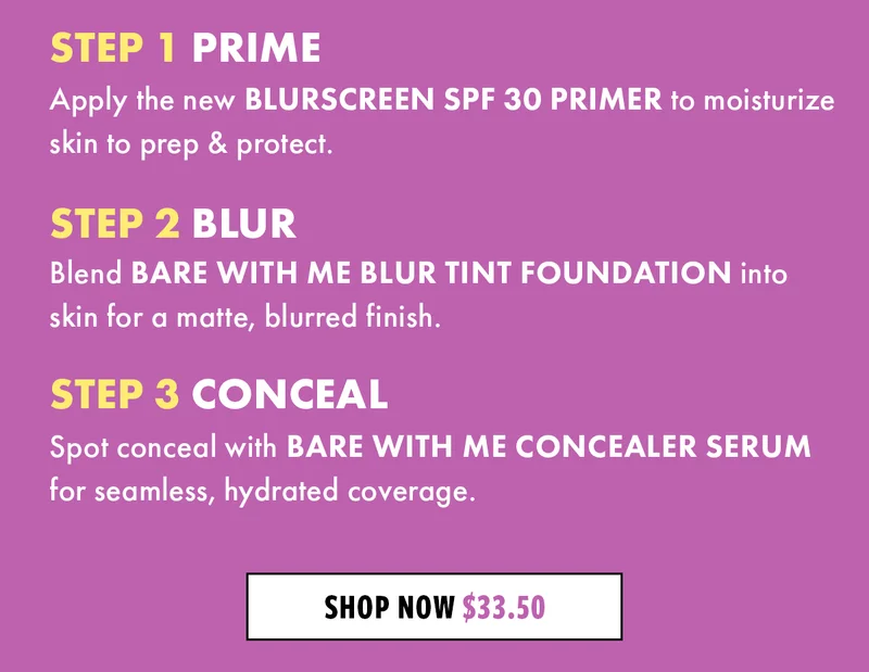 Prim, blur, conceal