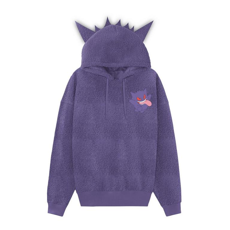 Pokemon Gengar Plush Unisex Cosplay Hoodie GameStop Exclusive - Size: Large - Hybrid Apparel